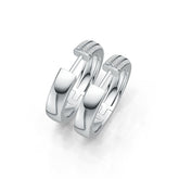 Sterling Silver Semi Mount Earrings Setting Round RD 0.9mm DHJ