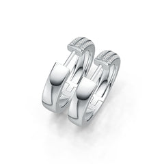 Sterling Silver Semi Mount Earrings Setting Round RD 0.9mm DHJ