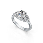 Sterling Silver Semi Mount Ring Setting Oval OV 8X10mm DHJ