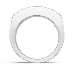 Sterling Silver Semi Mount Ring Setting Emerald OCT 4X4mm White Topaz M0018PJC14 Syzjewelry