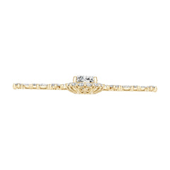 10K Gold Semi Mount Necklace Setting Pear Pe 18x10mm Moissanite Accent Syz Jewelry