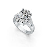 Sterling Silver Semi Mount Ring Setting Oval OV 14X10mm DHJ