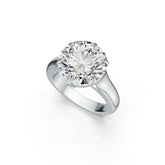 Sterling Silver Semi Mount Ring Setting Round RD 12X12mm Solitaire DHJ