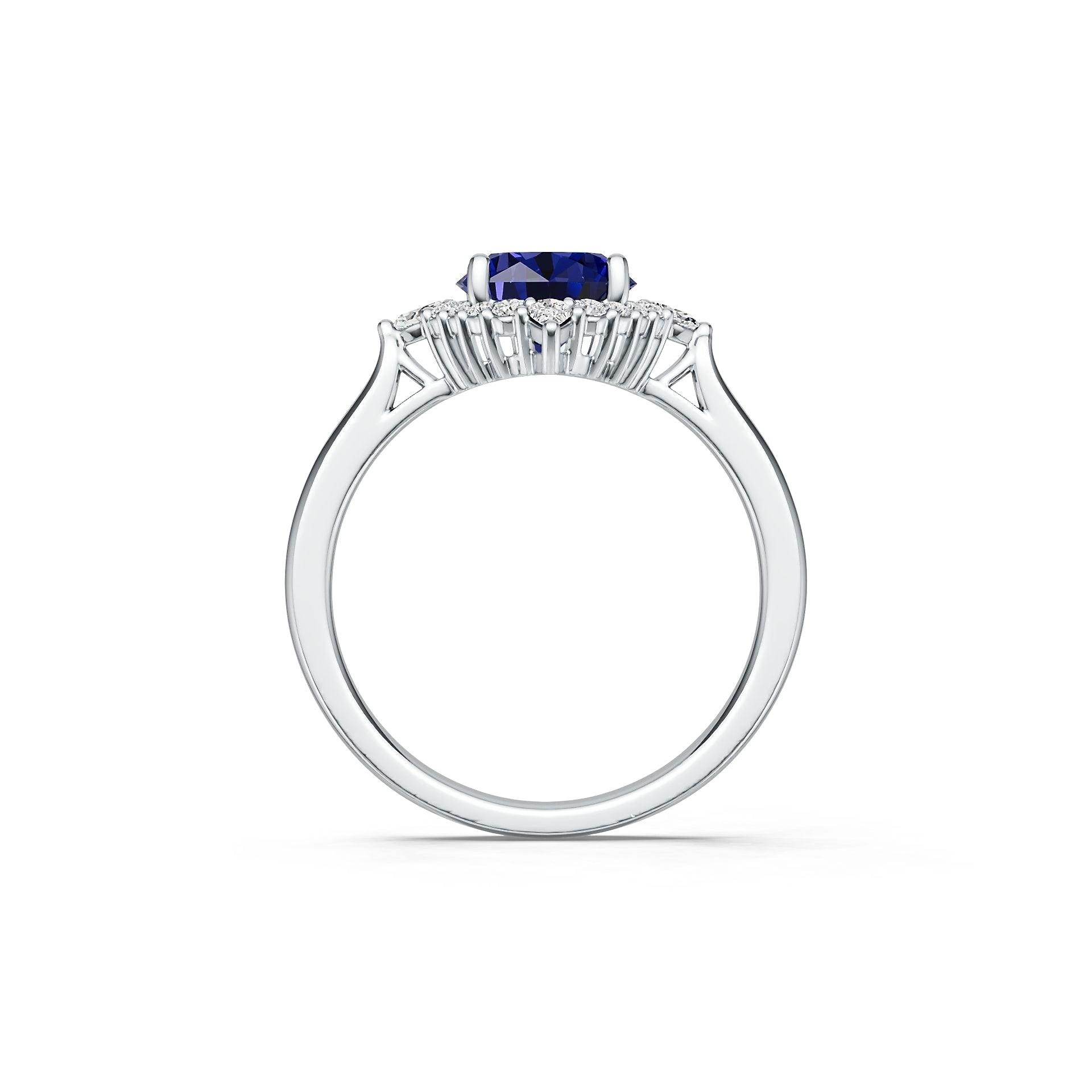 Sterling Silver Semi Mount Ring Setting Oval Ov 10x8mm Syzjewelry