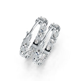 Sterling Silver Semi Mount Earrings Setting Oval OV 5X4mm DHJ