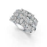 Sterling Silver Semi Mount Ring Setting Oval OV 5X4mm PE 5X3mm PE 4X3mm DHJ