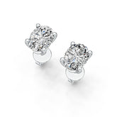 Sterling Silver Semi Mount Earrings Setting Oval OV 8X6mm DHJ