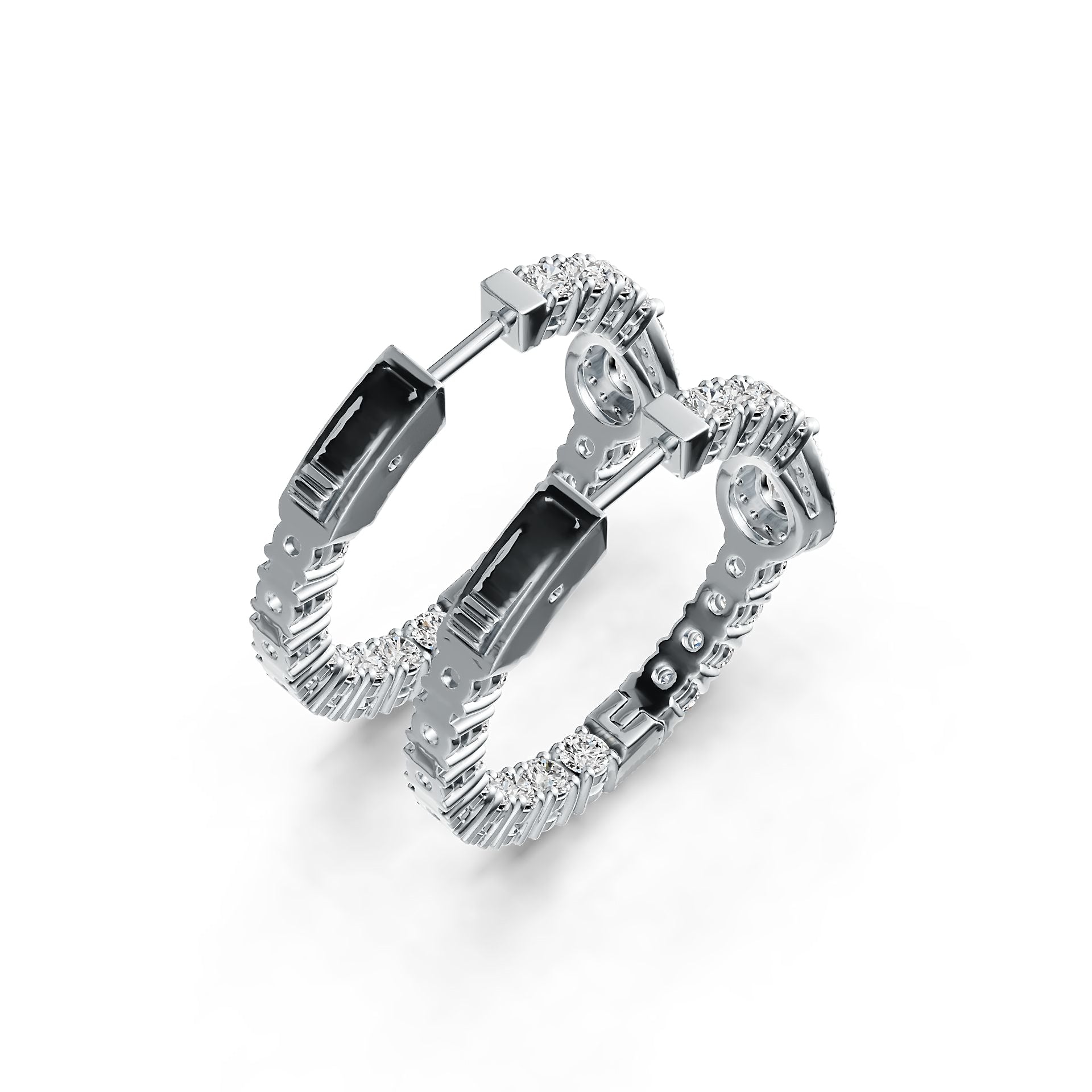 Sterling Silver Semi Mount Earrings Setting Pear PE 7X5mm DHJ
