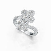 Sterling Silver Semi Mount Ring Setting Oval OV 5x3mm DHJ