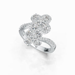 Sterling Silver Semi Mount Ring Setting Oval OV 5x3mm DHJ