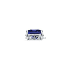 Sterling Silver Semi Mount Pendant Setting Princess Pr 18x18mm Syzjewelry