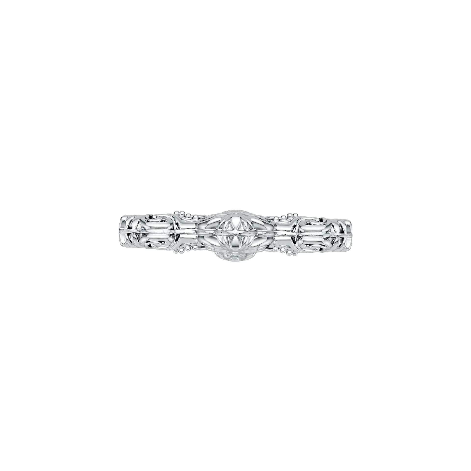 Platinum Semi Mount Pendant Setting Round Ro Syz Jewelry