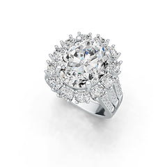 Sterling Silver Semi Mount Ring Setting Round RD 2.1mm Split Shank DHJ