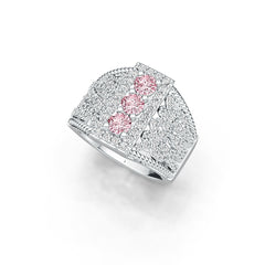 Sterling Silver Semi Mount Ring Setting Round RD 4x4mm DHJ