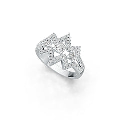 Sterling Silver Semi Mount Ring Setting Round RD 4x4mm DHJ