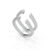 Sterling Silver Semi Mount Earrings Setting Round RD 1.5mm DHJ