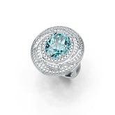 Sterling Silver Semi Mount Ring Setting Oval OV DHJ