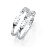 Sterling Silver Semi Mount Earrings Setting Oval OV 6X4mm DHJ