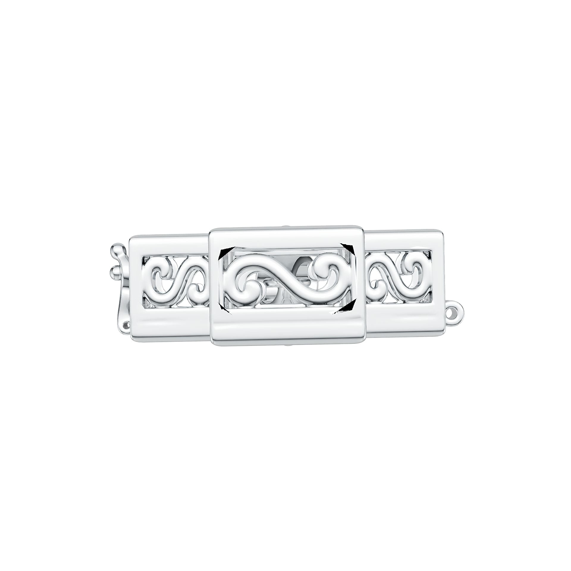 Sterling Silver Semi Mount Pendant Setting Round Rd DHJ