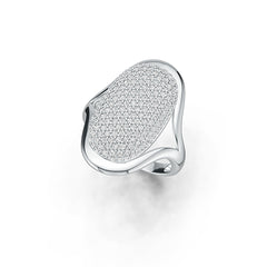 Sterling Silver Semi Mount Ring Setting Round RD 1.25mm DHJ