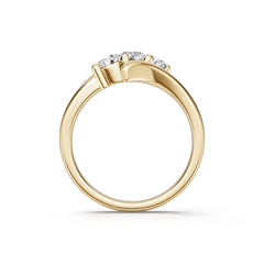 Platinum Semi Mount Ring Setting Round Ro 4x4mm Diamond Accent Syz Jewelry