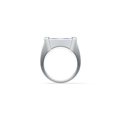 Men's Sterling Silver Semi Mount Ring Setting Round RD 6.5x6.5mm Syzjewelry