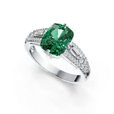 Sterling Silver Semi Mount Ring Setting Cushion CU 10X8mm DHJ