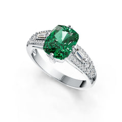 Sterling Silver Semi Mount Ring Setting Cushion CU 10X8mm DHJ