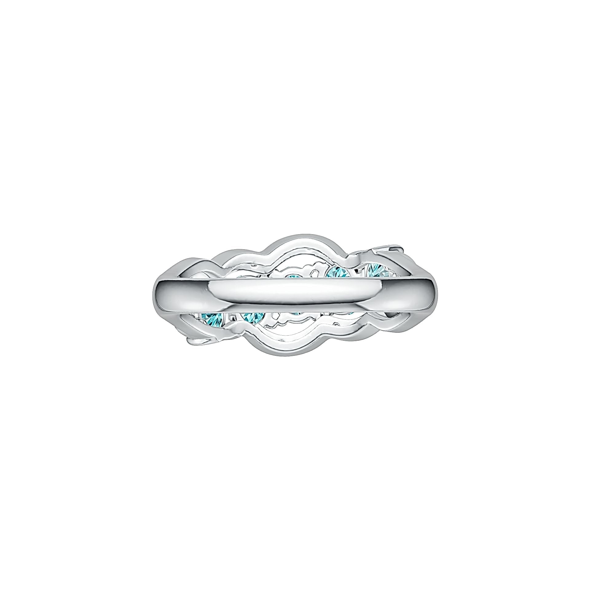 10K Gold Semi Mount Ring Setting Oval OV 5X4mm Moissanite Accent DHJ
