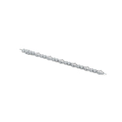 Sterling Silver Semi Mount Bracelet Setting Trillion TR 7X7mm with White Topaz or Moissanite DHJ