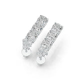 Sterling Silver Semi Mount Earrings Setting Cushion CU 5X5mm DHJ