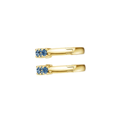 10K 14K Gold or 10K Gold Semi Mount Earrings Setting Round Rd Moissanite Accent Syzjewelry