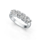 Sterling Silver Semi Mount Ring Setting Trillion TR 4X4mm DHJ