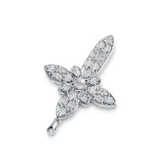 Sterling Silver Semi Mount Pendant Setting Oval OV 5X3mm OV 4X3mm RD 5X5mm Cross Theme DHJ