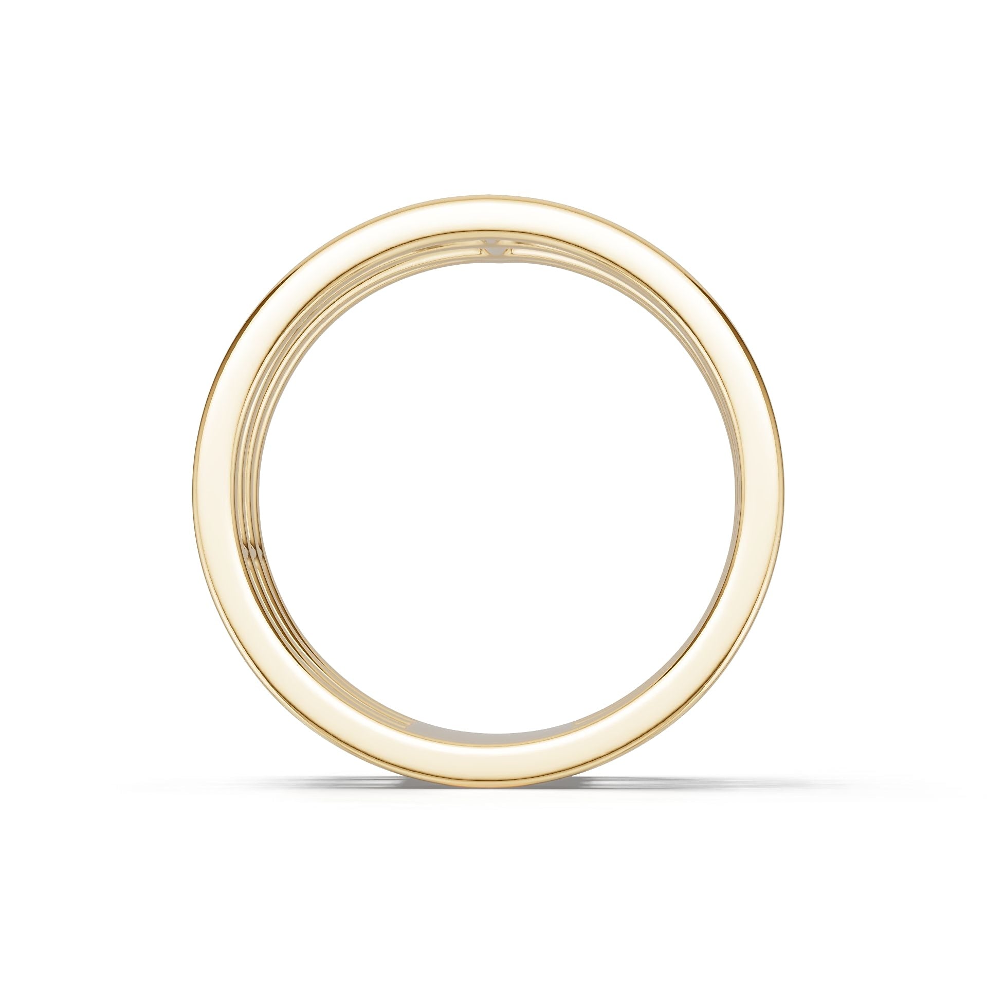 Platinum Semi Mount Ring Setting Round Ro 6x6mm Syz Jewelry