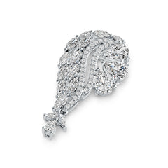 Sterling Silver Semi Mount Pendant Setting PE 8X6mm PE 5X3mm MQ 6X3mm MQ 4X2mm DHJ