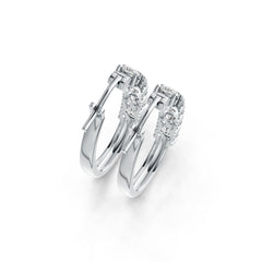 Sterling Silver Semi Mount Earrings Setting Oval OV 5X4mm DHJ