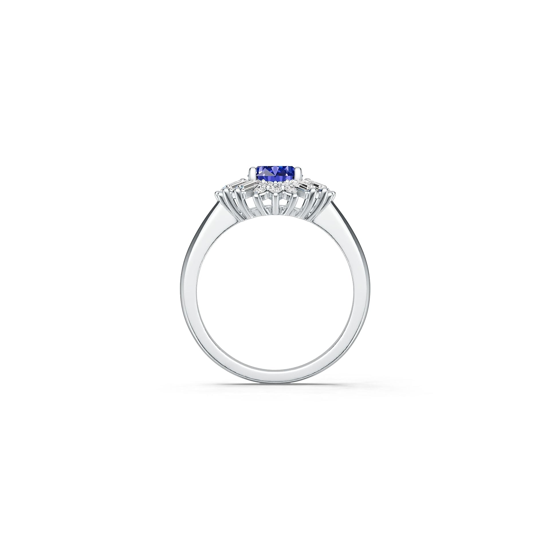 Sterling Silver Semi Mount Ring Setting Oval OV 8x6mm Syzjewelry