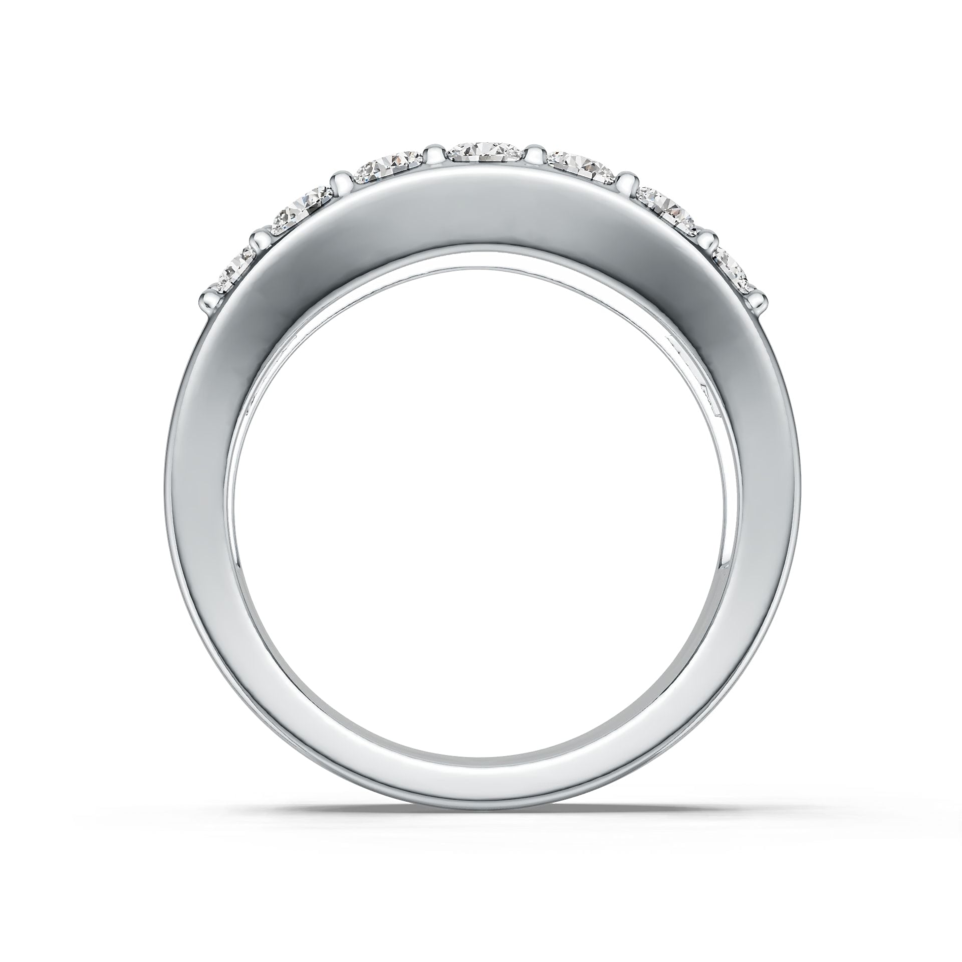 14K Gold Semi Mount Ring Setting Round Ro 5x3mm Syz Jewelry