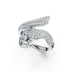 Srebrna próby 925 oprawa pierścionka półfabrykat okrągły RD 1.5mm