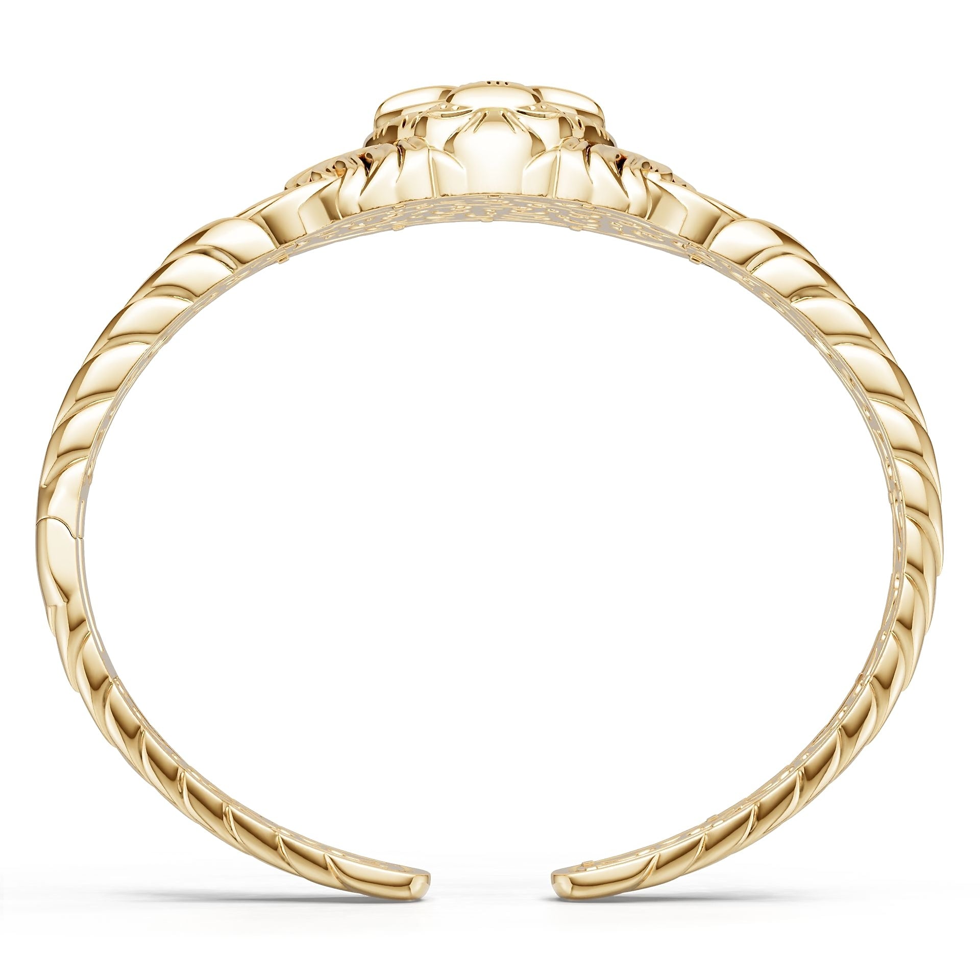 18K Gold Semi Mount Ring Setting Round Ro 6x6mm Syz Jewelry