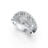 Sterling Silver Semi Mount Ring Setting Oval OV 9X7mm OV 6X4mm DHJ