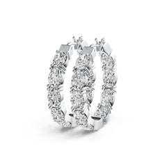 Sterling Silver Semi Mount Earrings Setting Oval OV 7X5mm DHJ