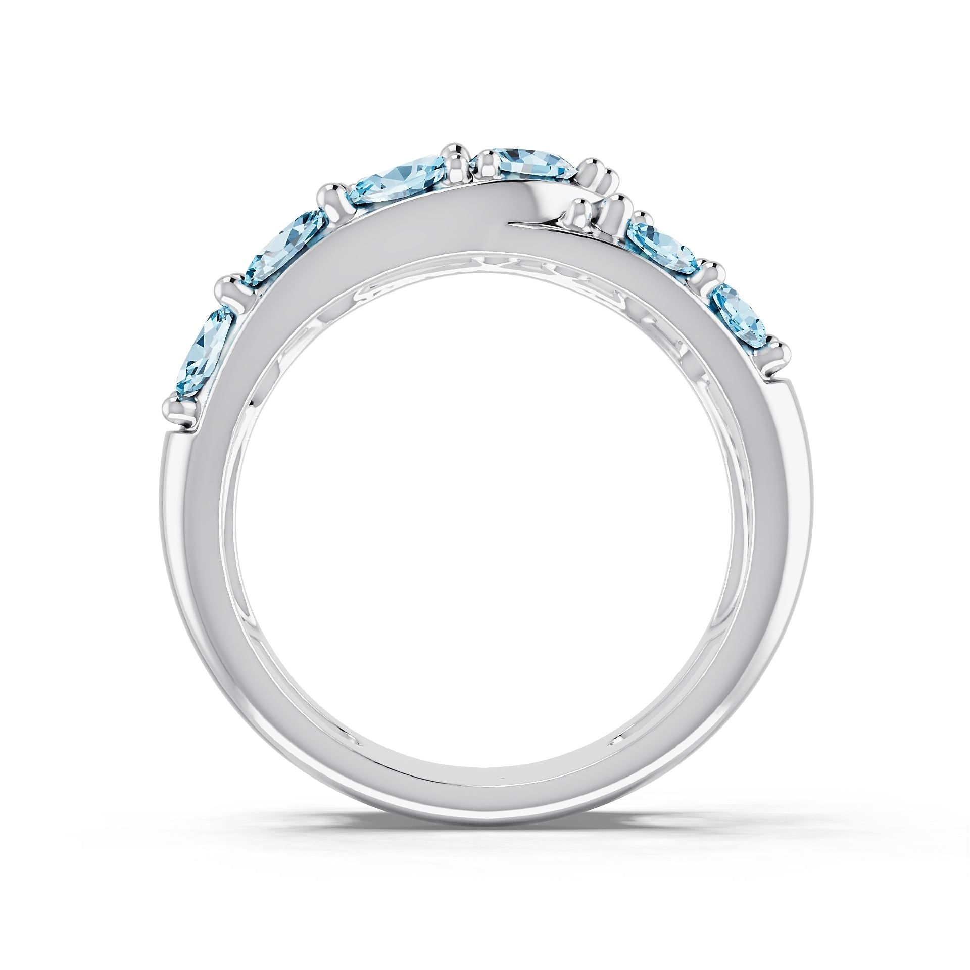 10K Gold Semi Mount Ring Setting Oval Ov 4x3mm Moissanite Accent Syz Jewelry
