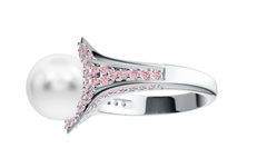 Sterling Silver Semi Mount Ring Setting Round RD 10x10mm DHJ