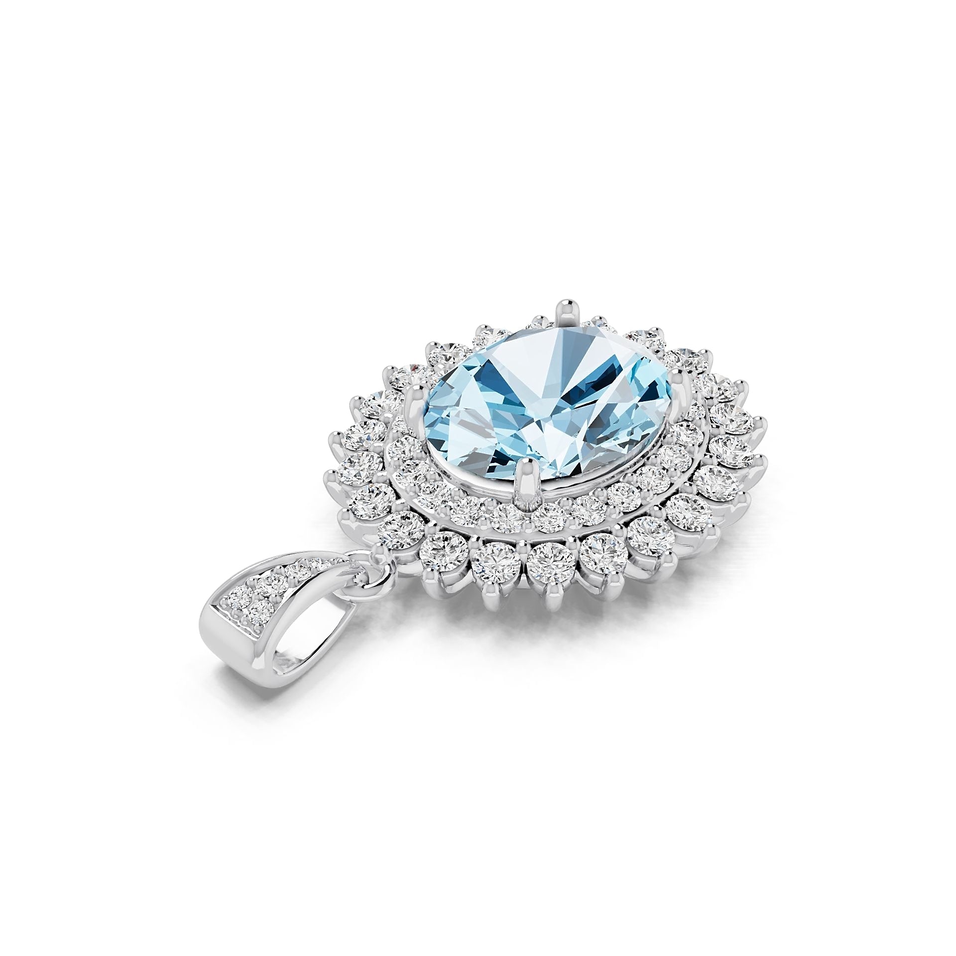 Sterling Silver Semi Mount Pendant Setting Oval OV 11X9mm Syzjewelry