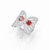 Sterling Silver Semi Mount Ring Setting Round RD 6x6mm DHJ