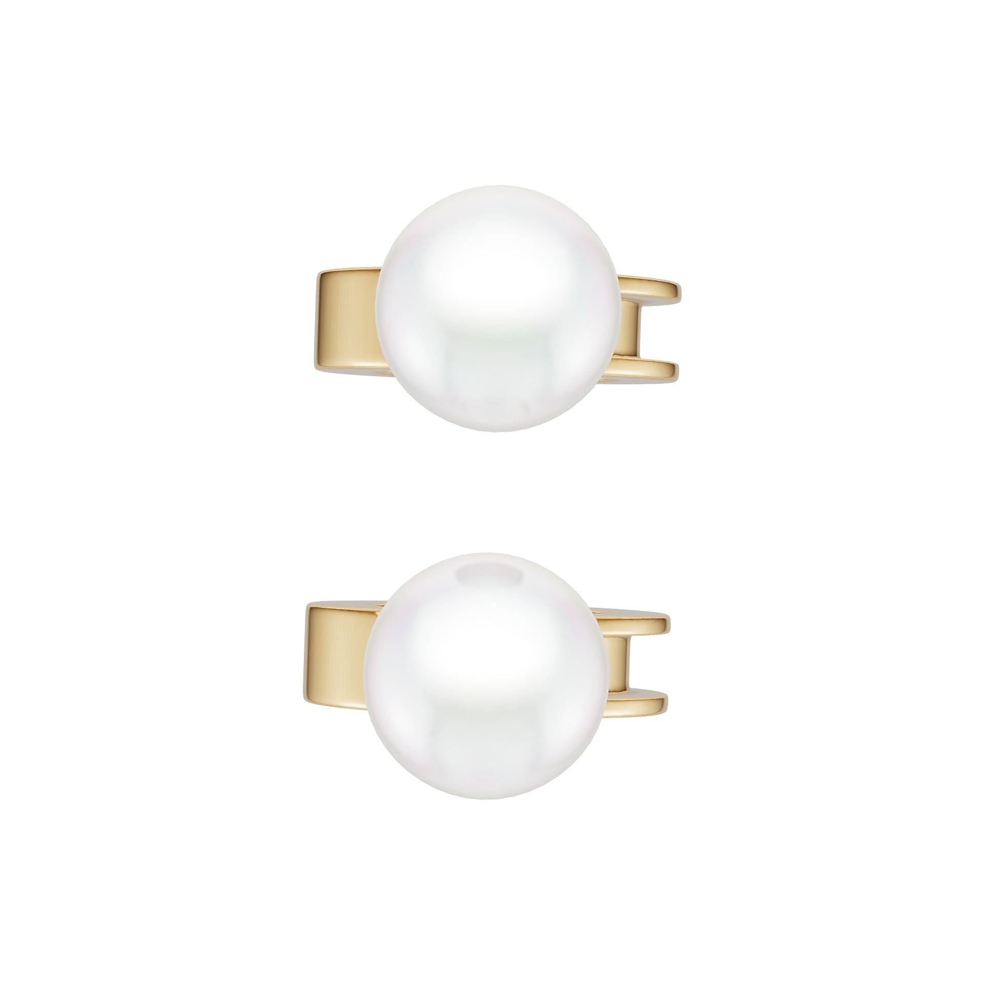 14K Gold Semi Mount Earrings Setting Round Ro 9x9mm Syz Jewelry