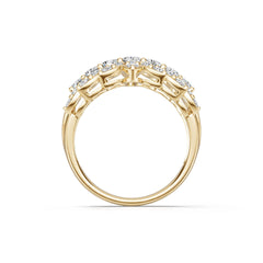 Platinum Semi Mount Ring Setting Round Ro 3x3mm Diamond Accent Syz Jewelry