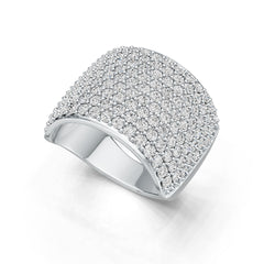 Sterling Silver Semi Mount Ring Setting Round RD 1.75mm DHJ